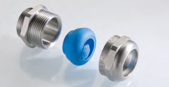 Cable gland blueglobe stainless steel